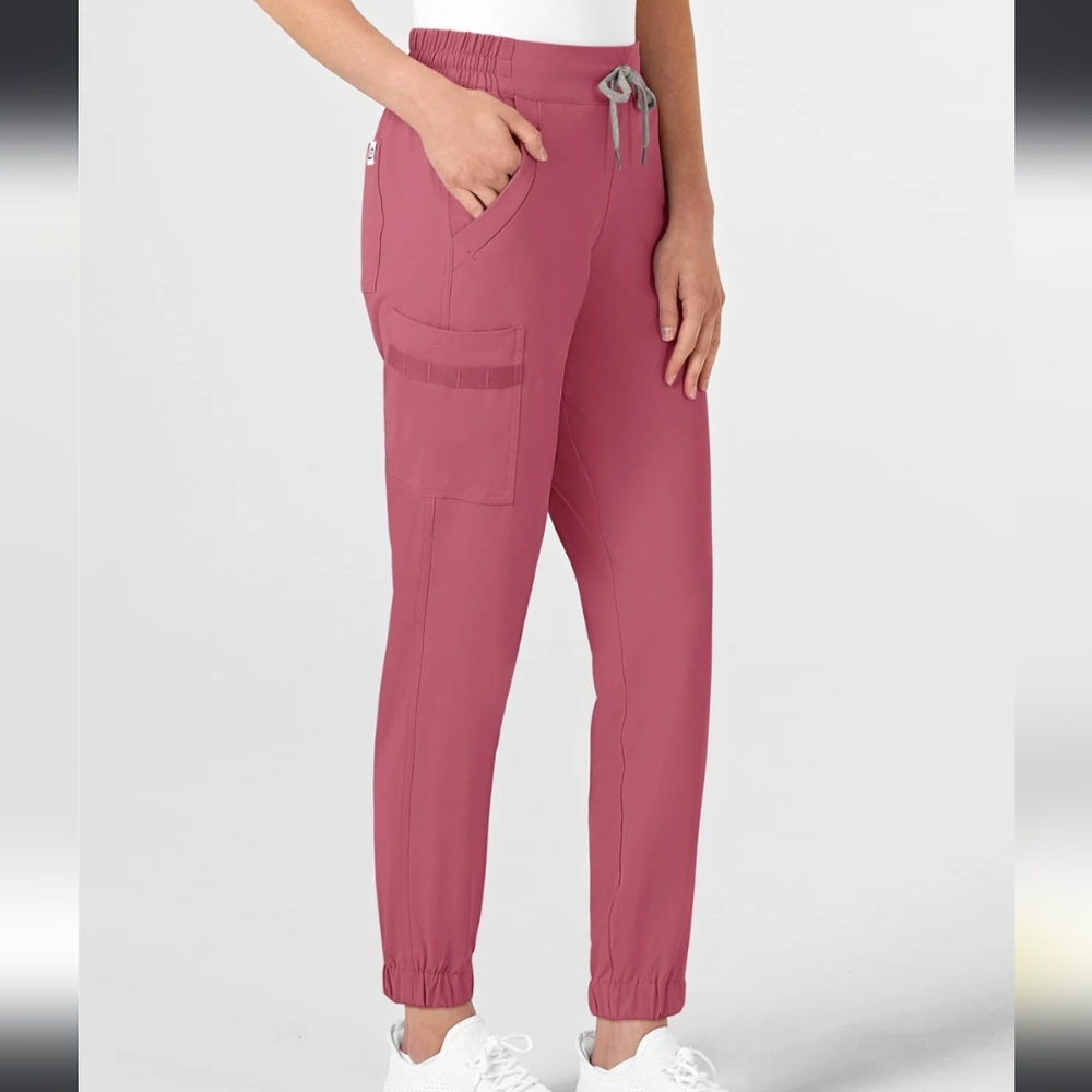 WonderWink Renew Women's Jogger Scrub Pant in Rosebud